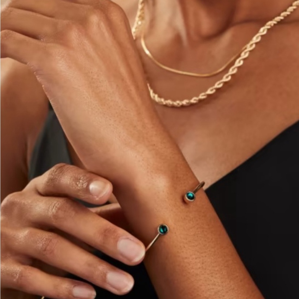 🌸ALEX + ANI  Flex Cuff Bracelet, Emerald 🌸